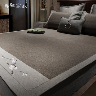 2021凉席藤蓆1l.8m牀三件套可摺叠夏天1.M5米单人学生宿舍夏凉席