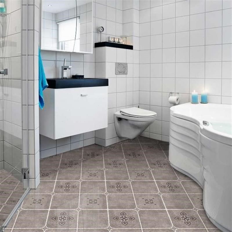 卫生间厨房pvc地面瓷砖贴纸遮丑防水灰色美式地板贴自粘加厚地贴,家居饰品,地贴,淘宝优惠券,粉丝福利购,淘宝优惠卷