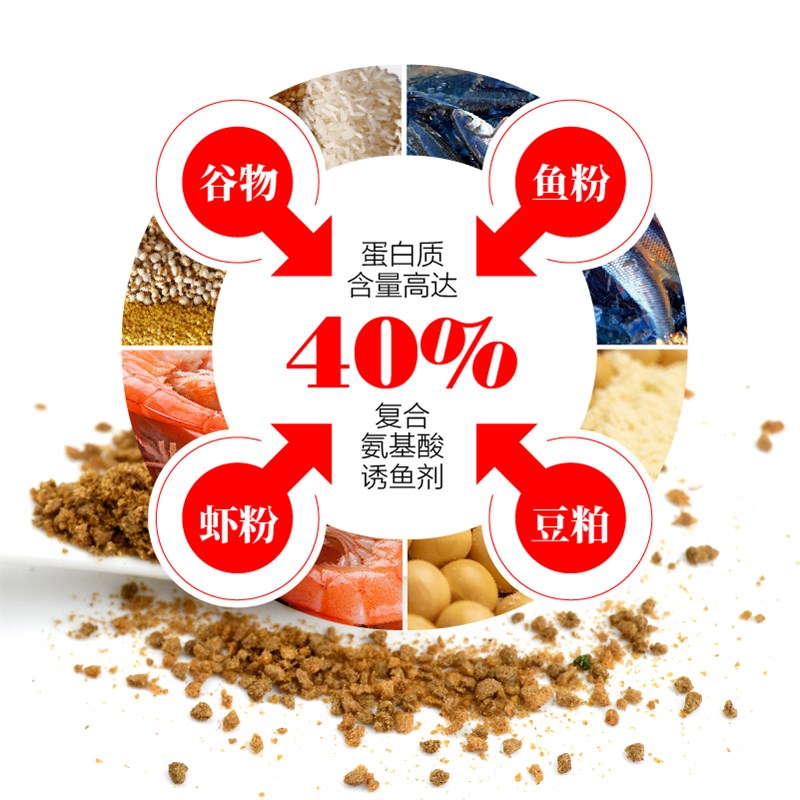 现货风鲤雨鲤粗颗粒m高蛋白小黄面黑坑鲤鱼散炮鲫鱼饵打窝料偷驴