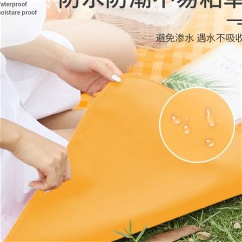 野餐防潮垫子户外便携防水草坪布加厚地垫野外郊游野炊网红用品