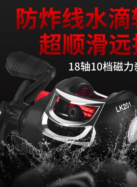 远投水滴轮滴水轮鱼线轮金属y防炸线鱼轮微物路亚轮筏钓筏竿渔轮