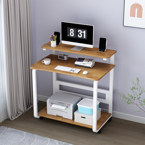 小型电脑桌家用台式迷你书桌可移动床边桌简易小户型6074cm电脑桌