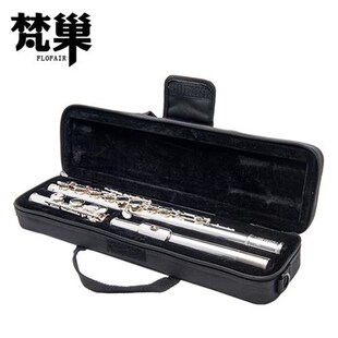 铜白孔初学分银 乐器曲列398C调16西洋吹奏镀孔闭E长笛一体演奏键