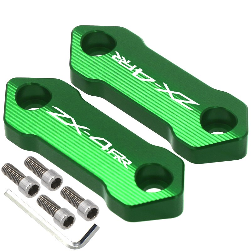 适用于川崎ZX4R ZX4RR ZX25R改装后视镜装饰盖反光镜替换移除底座