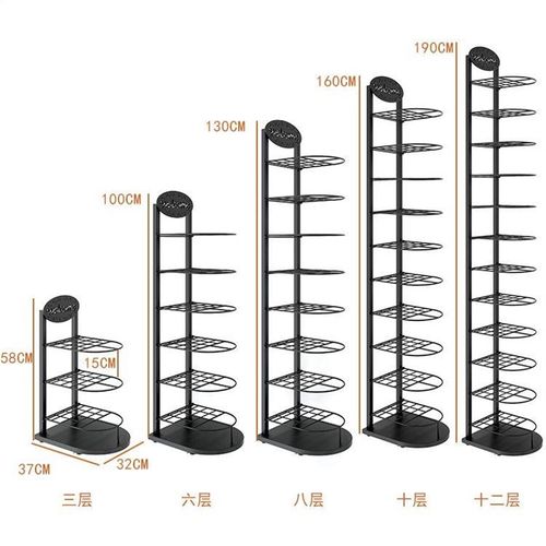 架儿童帽服装层收帽子示纳店帽托陈列架展落地多墙靠帽架轻奢铁艺