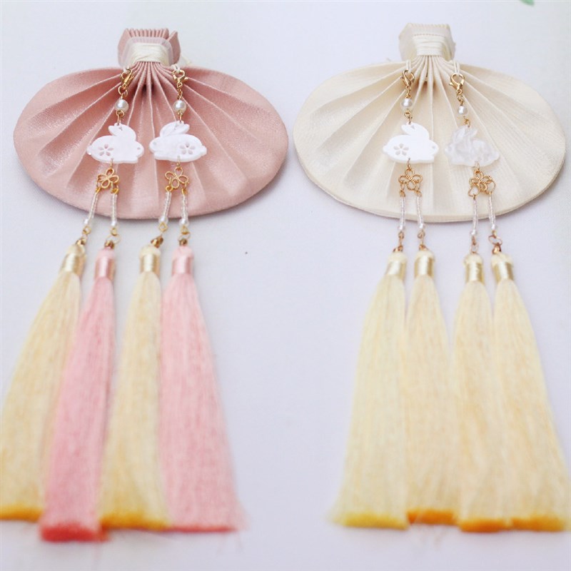 【小窗疏影】玉兔荷包小清新古法香囊腰佩抽绳随身香包汉服配饰