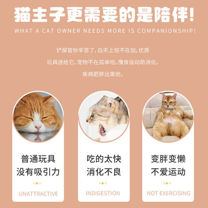 网红实木转盘猫玩具宠物食具z新款益智不倒翁漏食球猫食具蹭痒