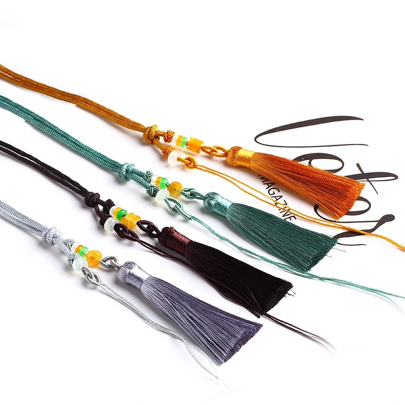 流苏穗子车挂绳车挂件配绳汽车吊坠挂饰绳子diyS手编织手玩把件绳