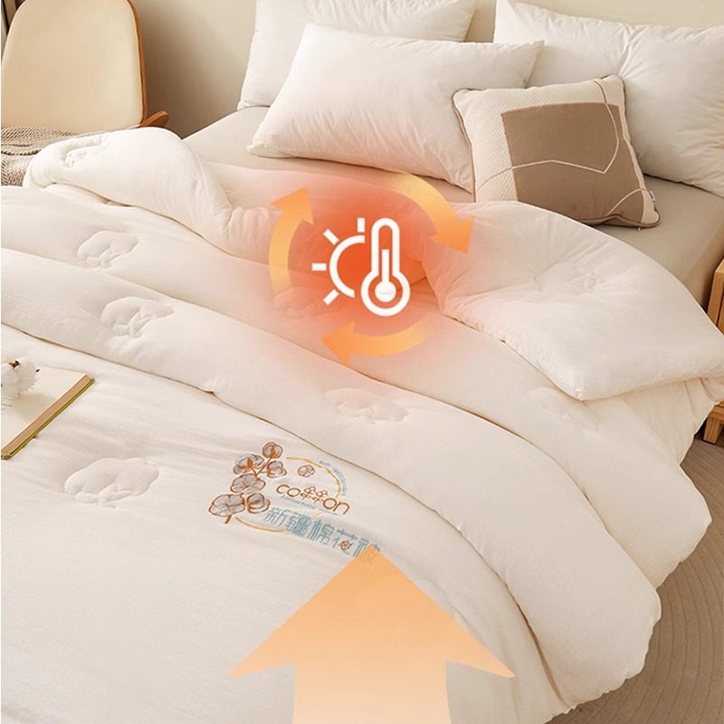 新疆花被子冬被棉被芯加厚保暖全棉儿童秋冬被2023新款冬季,床上用品,棉花被,淘宝优惠券,粉丝福利购,淘宝优惠卷