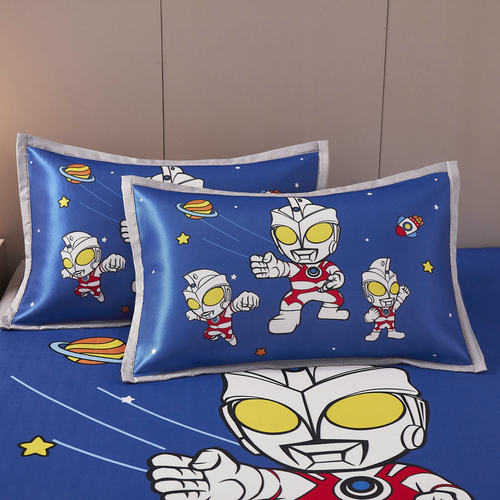 夏天儿童上下床高低床1.35米上下铺凉席135冰丝床单夏季凉感席子