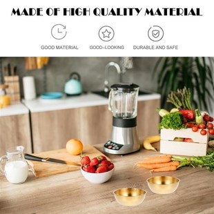 4pcs Appetizer Serving Tray Stainless Steel Sauce Dishes Spi