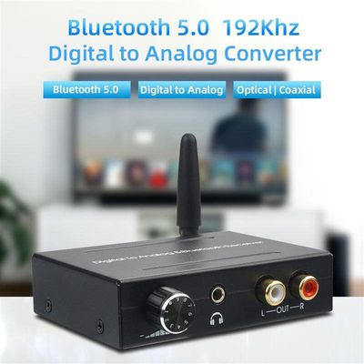 速发192KHZ Digital Optical to Analog DAC Audio Converter Blu
