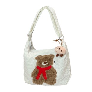 日系可爱斜挎包秋冬轻便旅行大容量装书学生党上课通勤单肩包包女