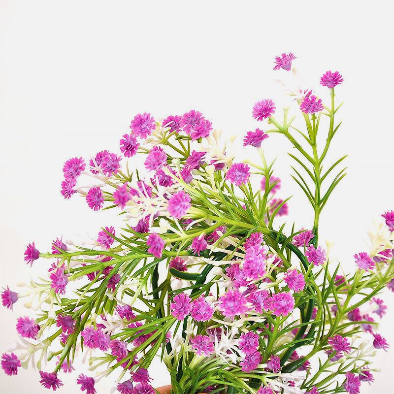 仿真满天星藤条花藤装饰藤蔓假花空调管道遮挡客厅吊顶塑料花缠绕