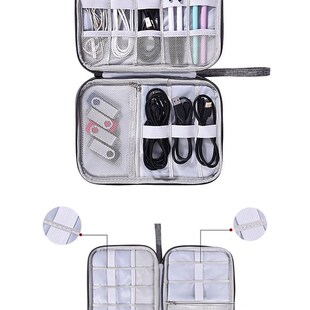 Charger Cable Travel Stora Bag Charging Wire Portable