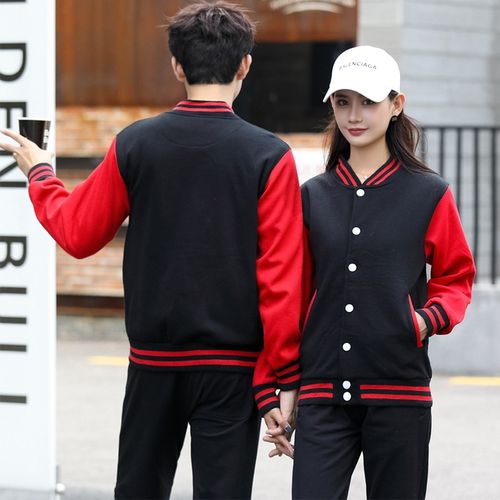 棒球服卫衣定制幼儿园教师园服老师工作服学生班服外套印字logo