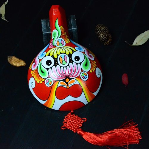 马勺脸谱挂件中国特色手工艺京y剧社火墙面装饰陕西送老外非遗礼