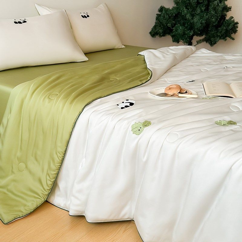 夏被空调被a类母婴级2025新款夏凉被四件套凉感冰丝被子夏天薄款