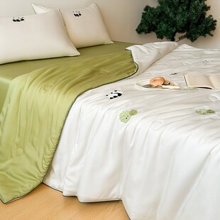 夏被空调被a类母婴级2025新款夏凉被四件套凉感冰丝被子夏天薄款