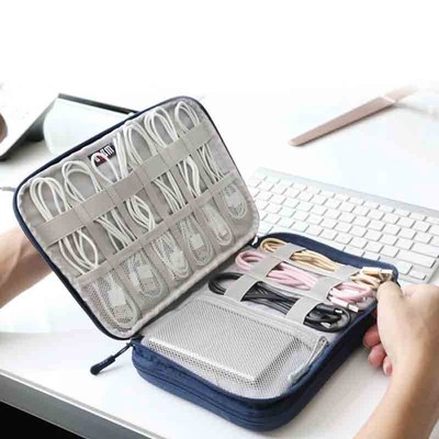 SB Data Cable Organizer Digital Storage Bag Earphone Wire Ba