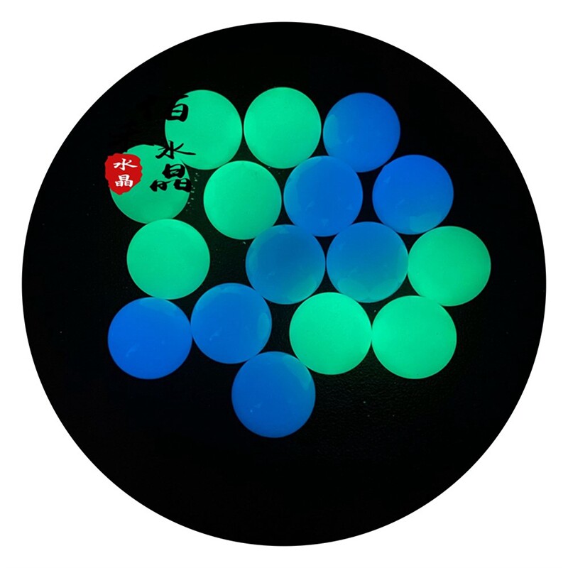 水晶夜光石方块大颗粒摆件鱼缸花盆造景荧光石孩子礼物玩耍石