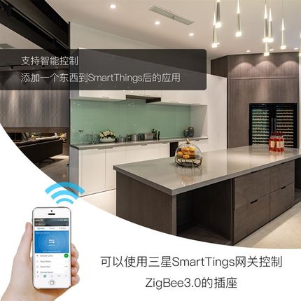 涂鸦ZIGBEE美式智o能插座巴西规美规英规欧规定时插座开关2USB插