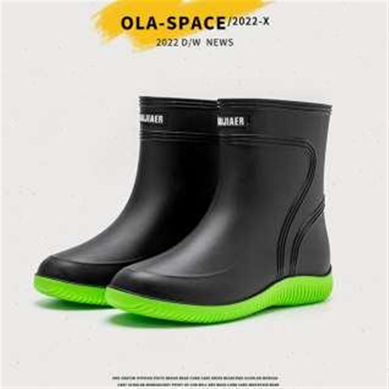 新款雨鞋男女款中低筒防滑防水鞋耐磨户外轻便橡胶加厚底高筒外穿
