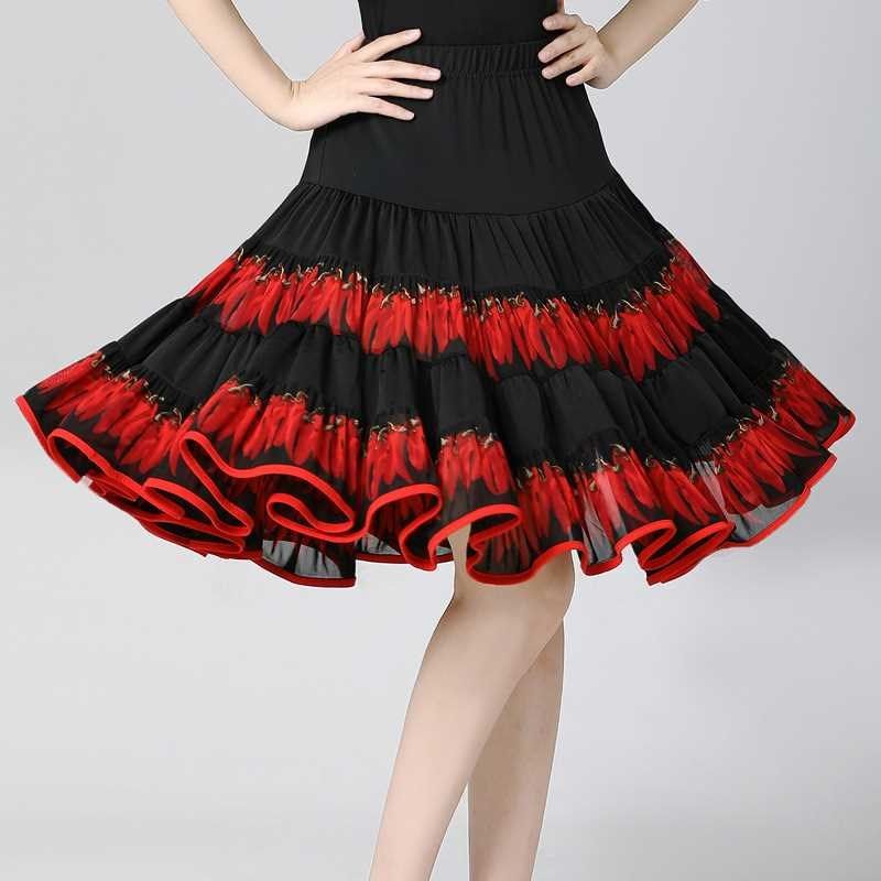 广场舞服装拉丁舞裙练功服舞蹈成人女夏新款斗牛舞演出大摆半身裙,运动/瑜伽/健身/球迷用品,更多舞蹈服装,淘宝优惠券,粉丝福利购,淘宝优惠卷