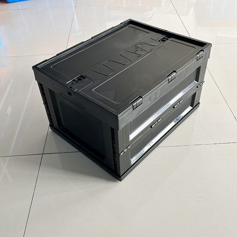 大号黑色可折叠收纳周转箱筐 车载加厚中转箱塑料框子物流仓储物,包装,塑料周转箱,淘宝优惠券,粉丝福利购,淘宝优惠卷