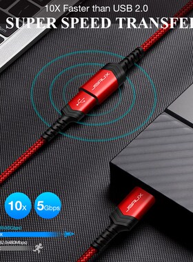 Jsaux USB 3.0 Extension Cable Male to Female USB Data Sync