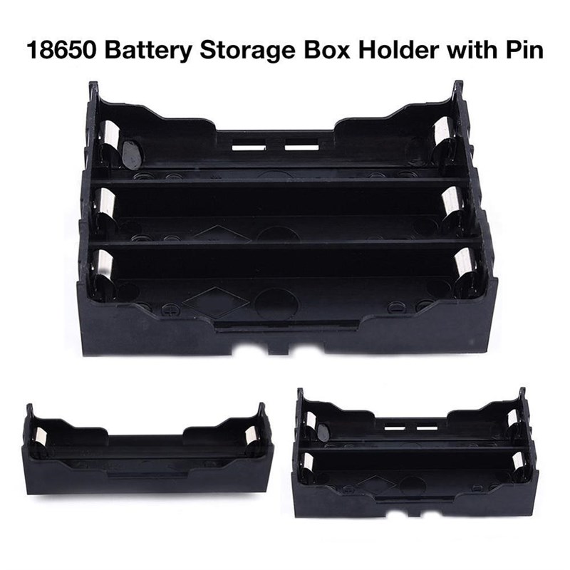 ABS 18650 Battery Storage Box 3.7-11.1V Lithium Battery Hold