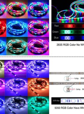 5m 10m 15m WiFi LED Strip Light RGB Waterproof D 5050 2835 D
