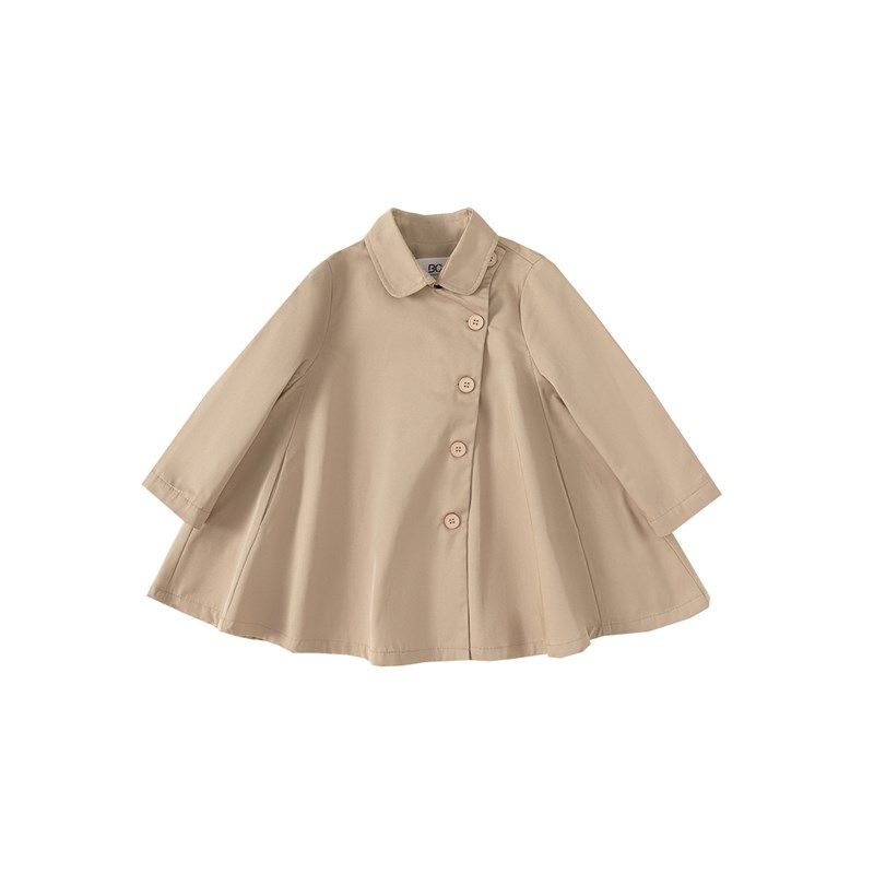 女童风衣外套儿童秋装2023新款洋派儿童上衣中长版女宝卡其色衣服,童装/婴儿装/亲子装,风衣,淘宝优惠券,粉丝福利购,淘宝优惠卷