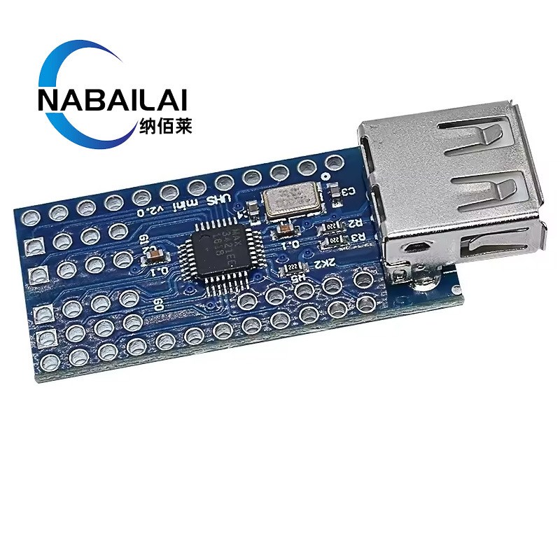 迷你USB Host Shield 2.0 ADK B单反开发利器 MAX3421 兼容ARDUIN