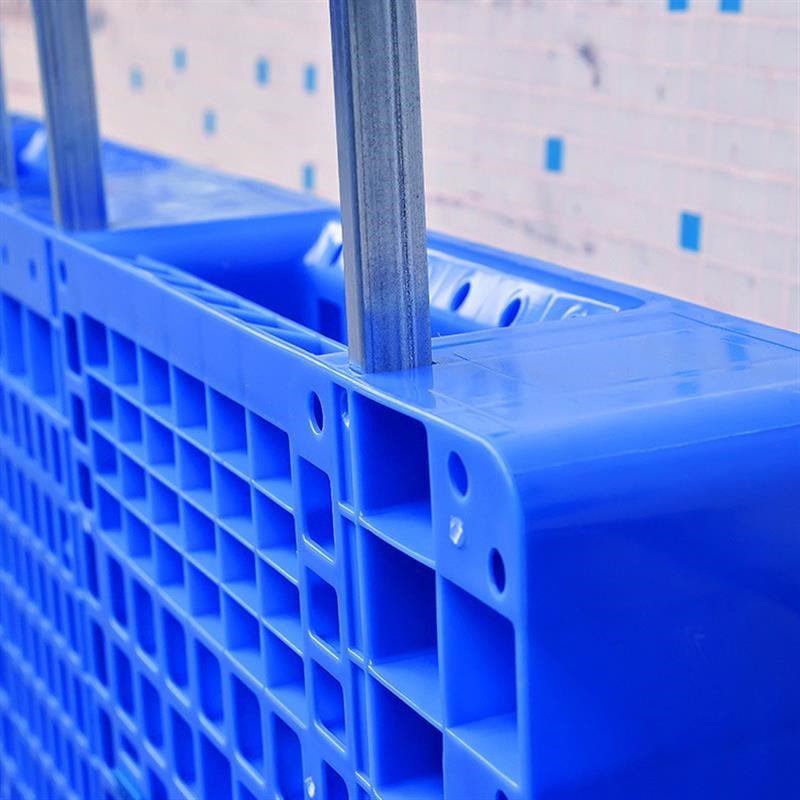 网格川字塑料托盘 仓库重型货架叉车运输塑料地台板 加厚塑胶卡板