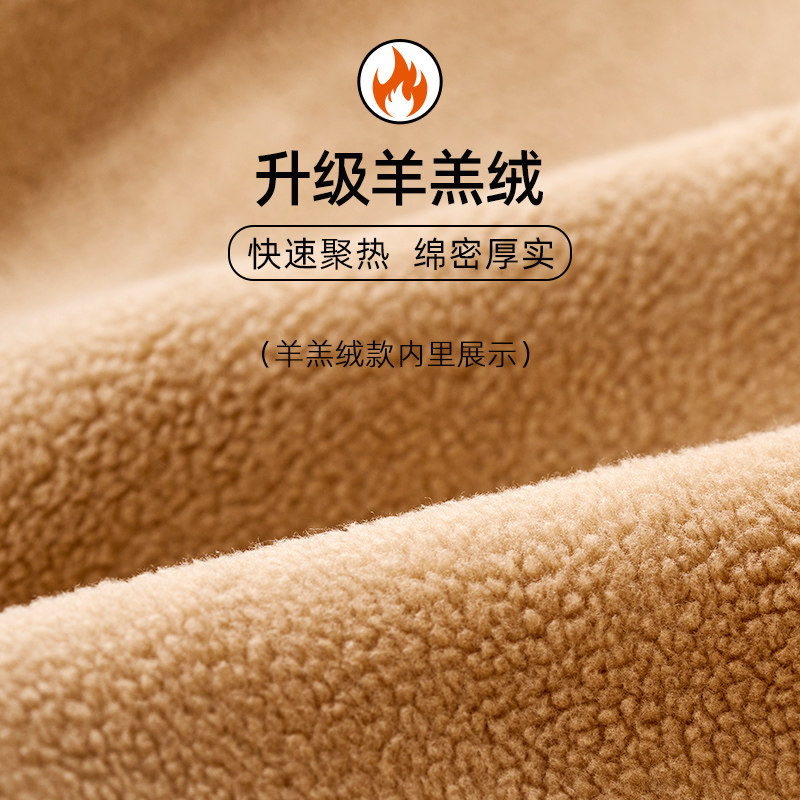 中老年加绒加厚保暖内衣爸爸妈妈防寒秋衣卫生裤老人女士高领套装