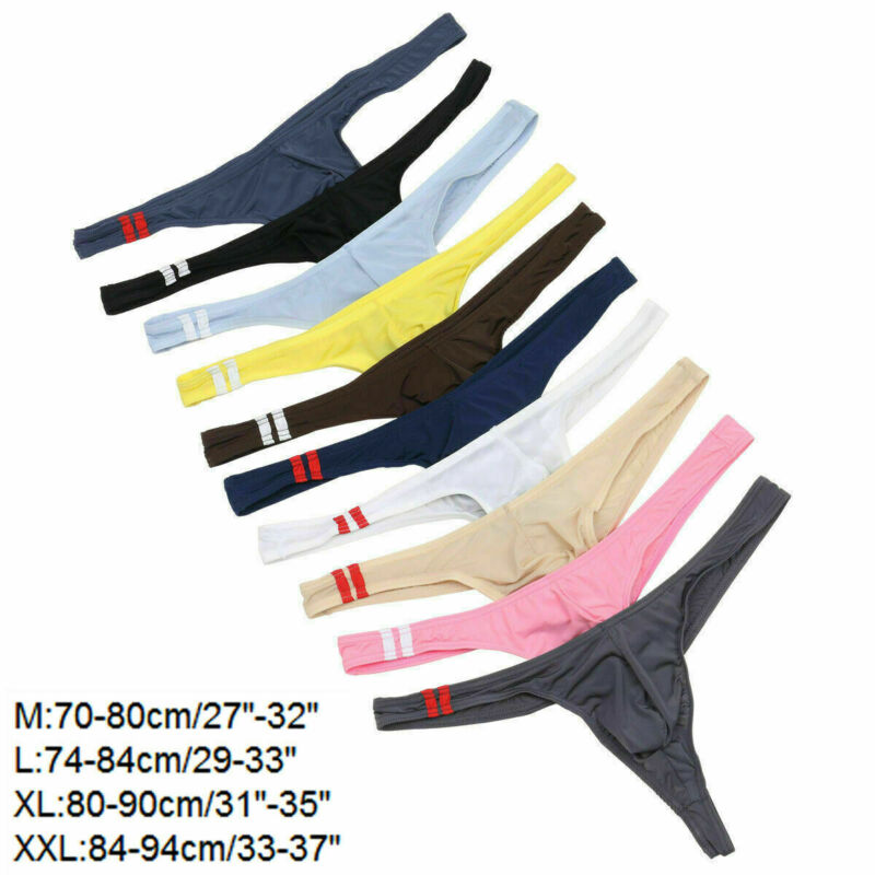 Men's Underwear T Back G Swtring Briefs Sexy Breathable Thon-封面