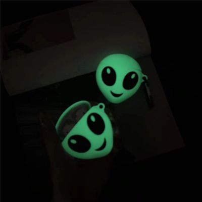 速发Luminous for Airpods Pro Case 3D Cute Alien Silicone Air