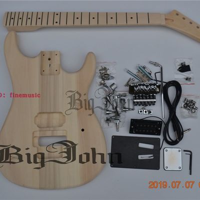 速发电吉他半成品 semi finished Double Wave electric guitar 2