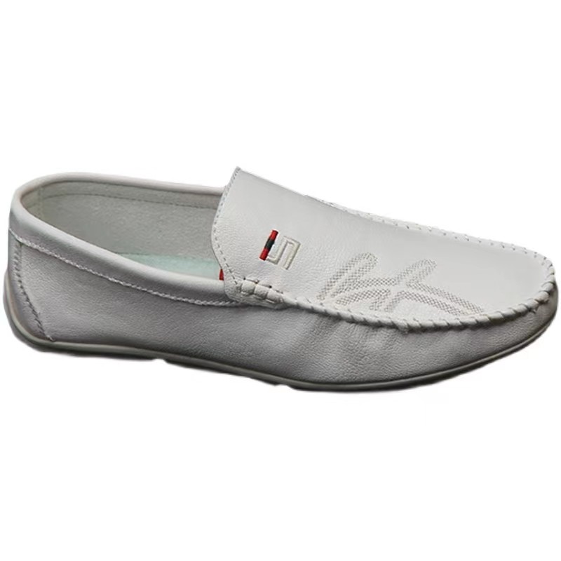 白色豆豆鞋男懒人鞋夏季鞋子男韩版英伦软皮男士驾车鞋休闲小皮鞋,流行男鞋,乐福鞋（豆豆鞋）,淘宝优惠券,粉丝福利购,淘宝优惠卷