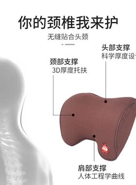 上山豹20汽23奇瑞瑞虎9车头枕款腰靠607装套车用靠枕护颈枕靠头枕