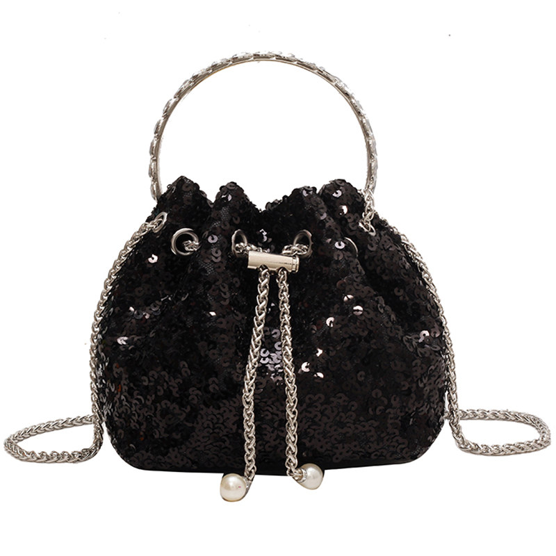 今年流行小众设计亮片包包2023新款女包夏天百搭链条斜挎包水桶包,箱包皮具/热销女包/男包,水桶包,淘宝优惠券,粉丝福利购,淘宝优惠卷