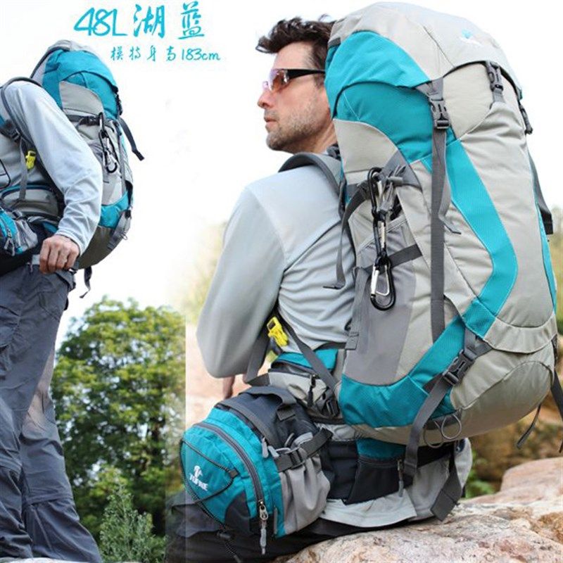 支架户外登山包40升旅行双肩背包男女徒步包30L防水悬浮透气
