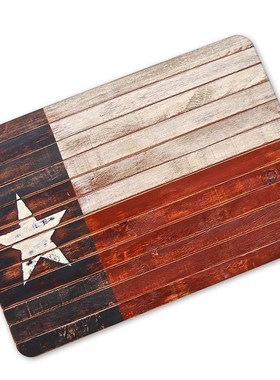 Welcome Doormats Vintage Wood Print Rubber Floor Mats Non-sl