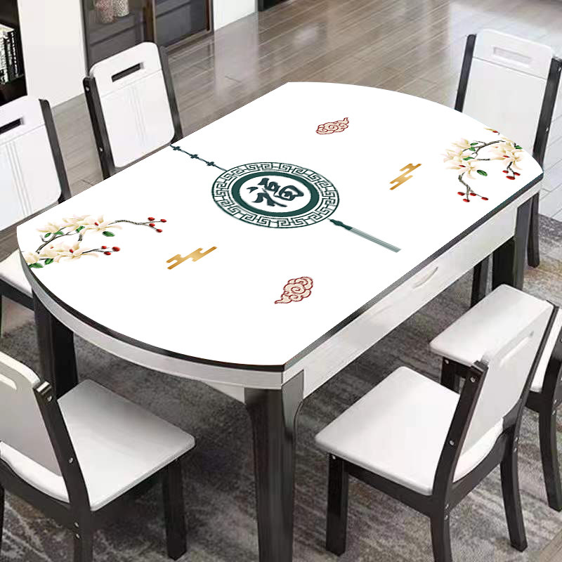 皮革桌布防水防油椭圆形桌垫耐高温加厚免洗圆形折叠桌防烫台布,居家布艺,桌布,淘宝优惠券,粉丝福利购,淘宝优惠卷