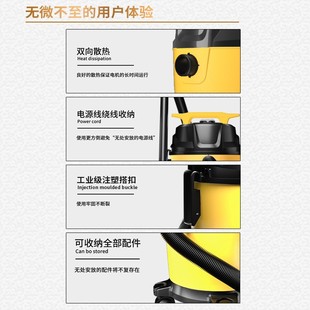 修N美缝专用吸水机吸尘 东亿吸尘器大吸力家用小型工业洗车商用装