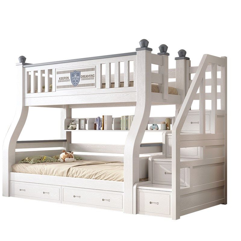 上下铺双层床全实木多功能小户型两层交错式成人儿童高低床子母床,住宅家具,高低/子母床,淘宝优惠券,粉丝福利购,淘宝优惠卷