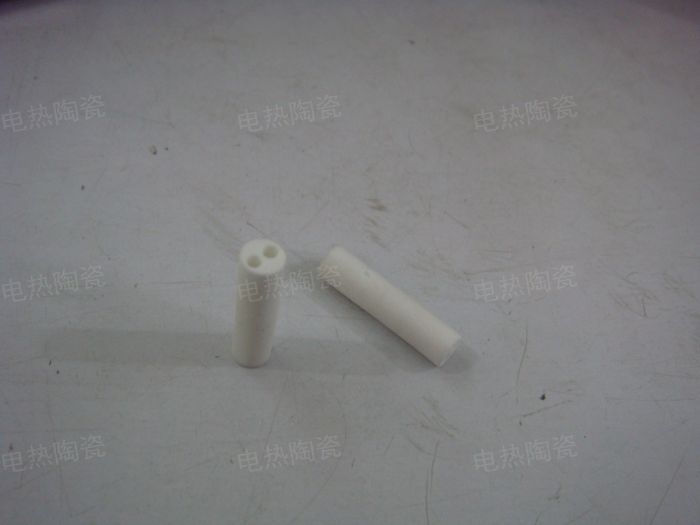 双孔瓷珠23.5*1.8*5.8耐高温瓷珠两眼瓷珠热电偶穿线瓷珠高频瓷珠