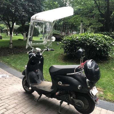 新款加厚7字e电动电瓶车雨棚摩T托车电车挡风罩遮雨蓬遮阳雨伞防