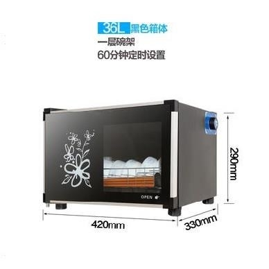 高温存放柜碗柜中型碗筷家用双门碗架 柜厨房橱柜简易小型立式